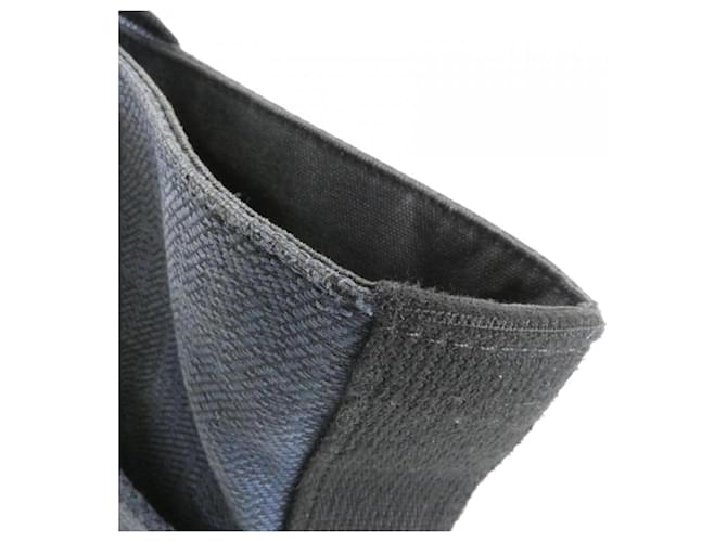 Hermès Borsa Hermes Saxo MM Nero Blu navy - vista 7