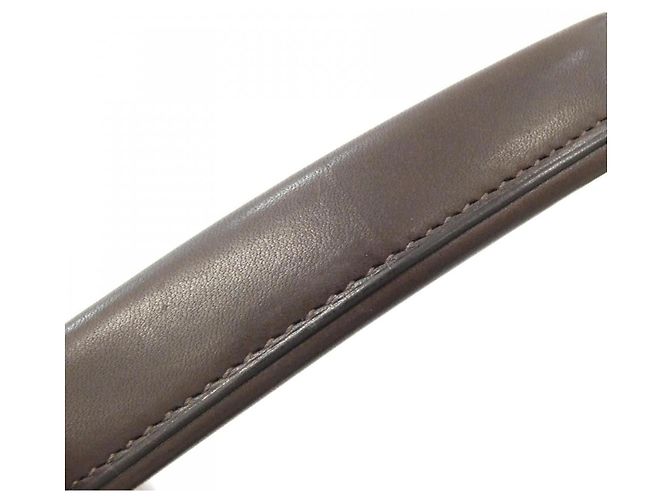 Borsa Hermès Groom in tela beige Rosso - vista 6