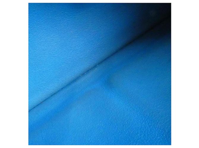 Hermès Hermes Jige Duo Long Wallet Blau - Ansicht 10