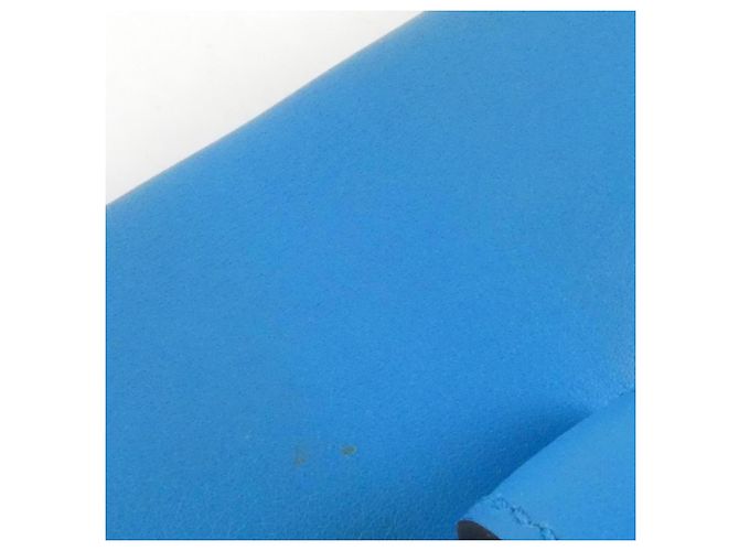 Hermès Hermes Jige Duo Long Wallet Blau - Ansicht 6