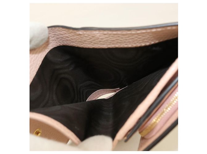 Billetera bi-fold Gucci GG Supreme Rosa - vista 4