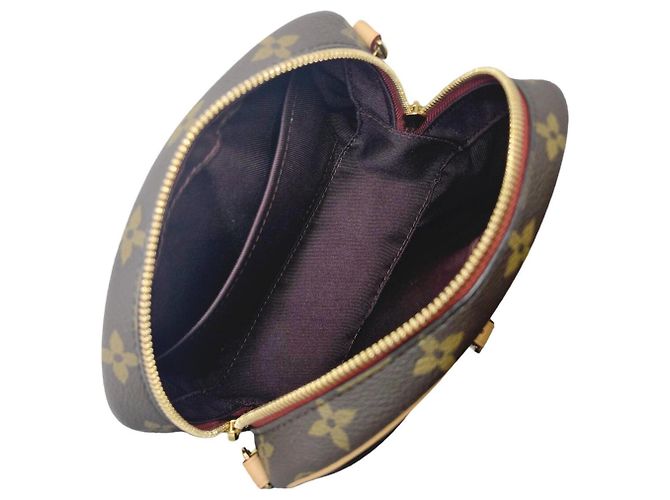 Mini borsa a tracolla Louis Vuitton Monogram Deauville Marrone - vista 10