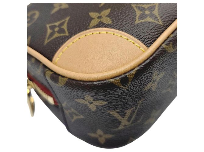 Mini borsa a tracolla Louis Vuitton Monogram Deauville Marrone - vista 6