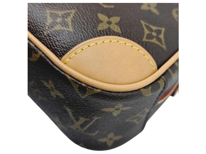 Mini borsa a tracolla Louis Vuitton Monogram Deauville Marrone - vista 7