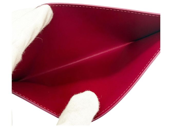 Pochette Felicie Monogram Louis Vuitton Bolso de Hombro Castaño Fucsia - vista 16