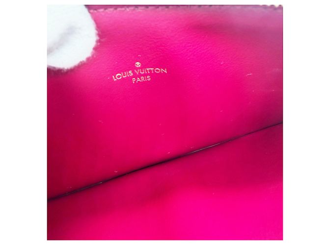 Pochette Felicie Monogram Louis Vuitton Bolso de Hombro Castaño Fucsia - vista 17