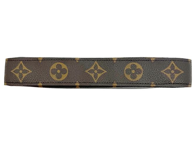 Pochette Felicie Monogram Louis Vuitton Bolso de Hombro Castaño Fucsia - vista 4