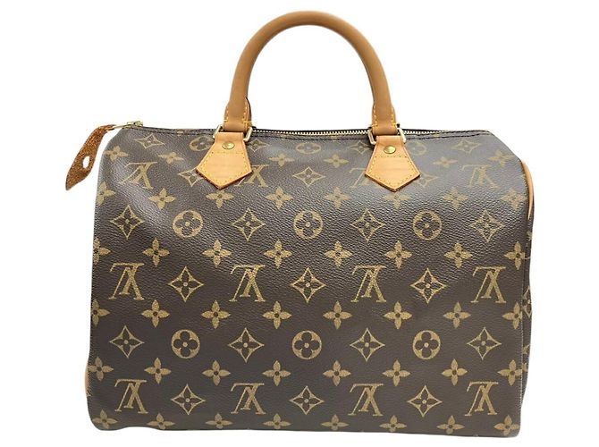 LOUIS VUITTON Speedy 30 Boston Bag Marrone - vista 2