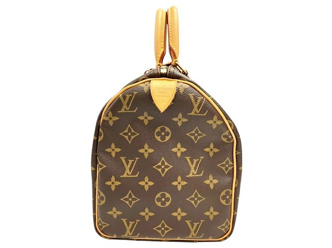 LOUIS VUITTON Speedy 30 Boston Bag Marrone - vista 4
