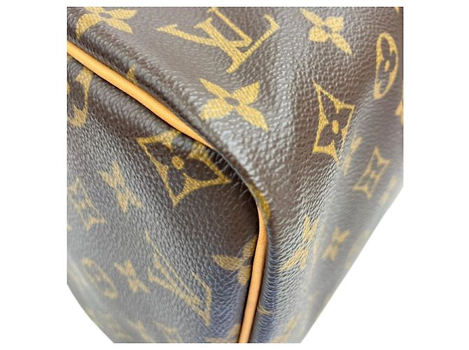 LOUIS VUITTON Speedy 30 Boston Bag Marrone - vista 6