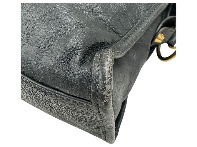 Borsa a mano Balenciaga Mini City in pelle Marrone - Ansicht 8