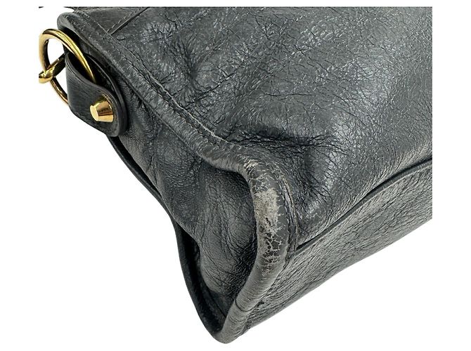 Borsa a mano Balenciaga Mini City in pelle Marrone - Ansicht 9