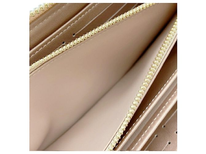 Zippy Cartera larga Monogram en oro rosa Louis Vuitton Dorado - vista 10