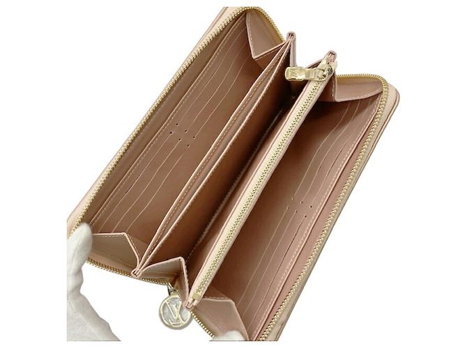 Zippy Cartera larga Monogram en oro rosa Louis Vuitton Dorado - vista 7
