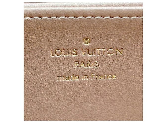 Zippy Cartera larga Monogram en oro rosa Louis Vuitton Dorado - vista 9