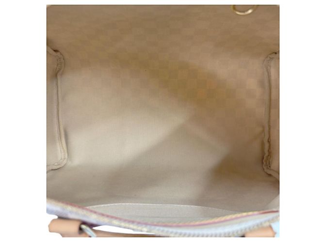 Louis Vuitton Damier Azur Speedy 35 Boston Bag Bianco - vista 15
