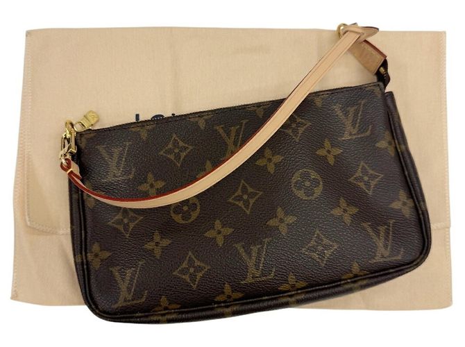 Louis Vuitton Monogram Pochette Accessoires Marrone - vista 11