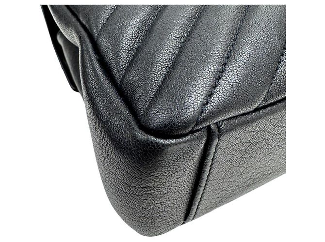 Borsa a Spalla con Catena Saint Laurent Monogram College Nero - vista 8