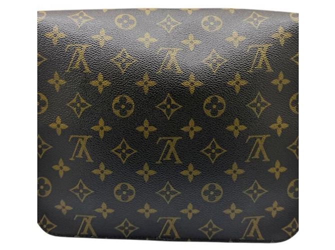 Borsa a tracolla Louis Vuitton Monogram Cartouchiere Marrone - vista 2