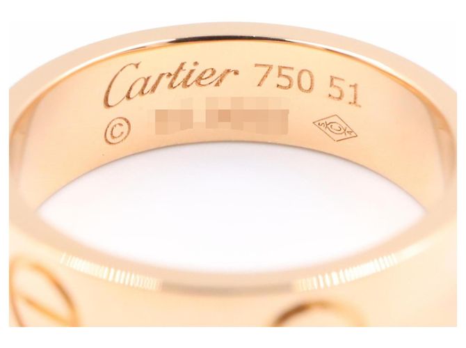 Anello Love di Cartier in oro rosa 18K - vista 3