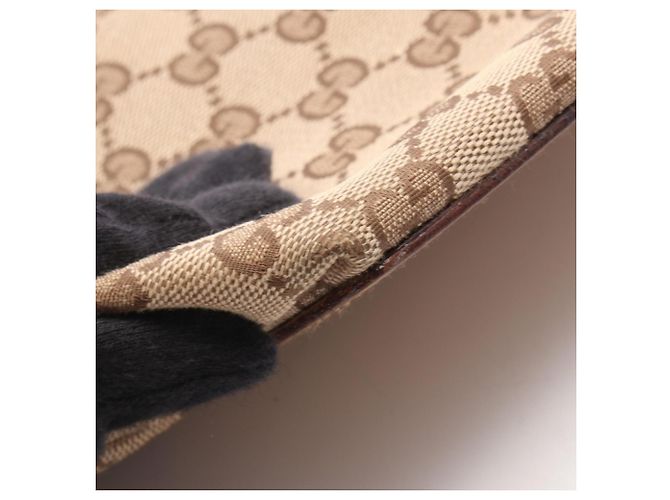 Borsa Tote Gucci GG Canvas beige e marrone - vista 11