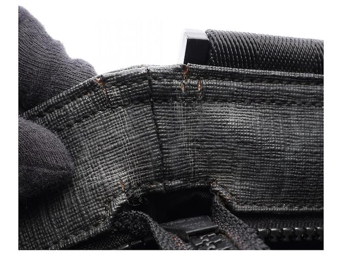 Borsa a Spalla Gucci GG Supreme Marrone Nero - vista 8
