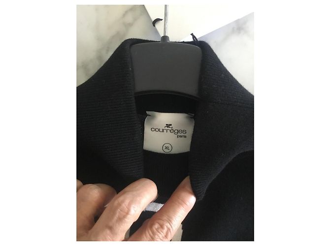 Courreges Courrèges Black Knit Logo Sweater - view 5
