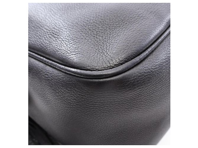 Borsa a tracolla in pelle Gucci Soho Interlocking G Nero - vista 5