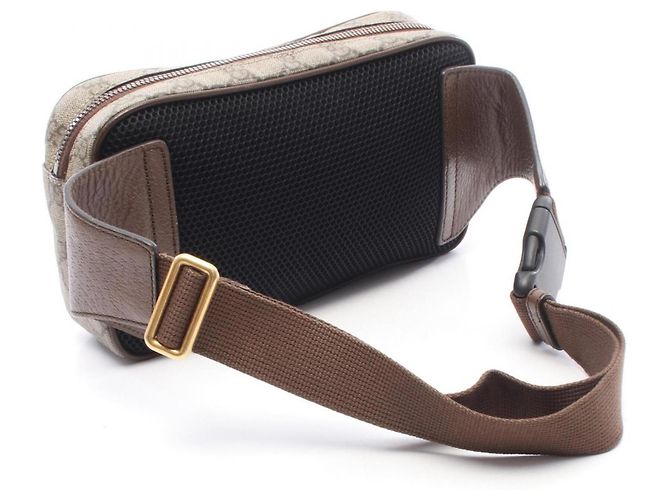 Borsa a tracolla Ophidia GG Gucci Marrone Beige - vista 2