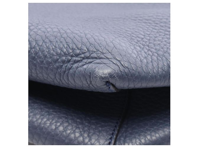 Borsa Tote Gucci in pelle blu navy - vista 10