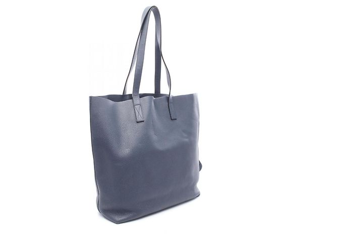 Borsa Tote Gucci in pelle blu navy - vista 2