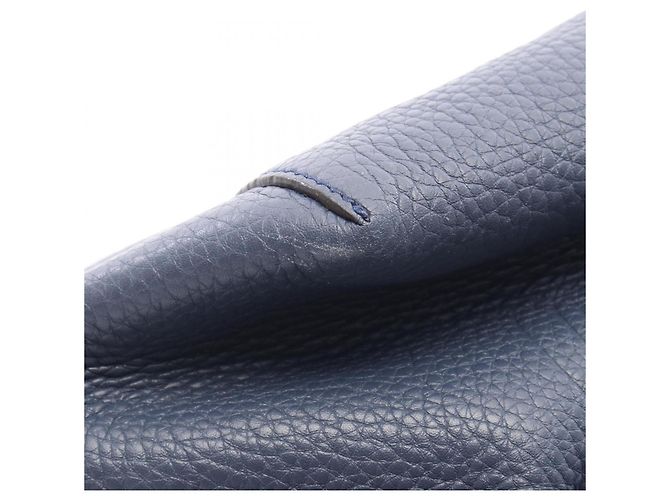 Borsa Tote Gucci in pelle blu navy - vista 9