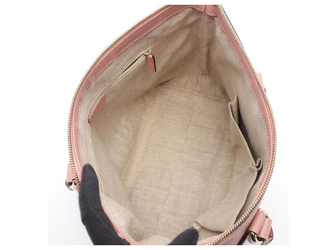 Borsa a 2 vie Gucci Interlocking G Rosa - vista 3