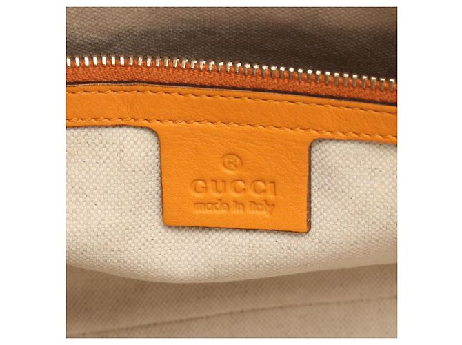 Borsa 2-Way Gucci Nice Microguccissima Arancione - vista 4