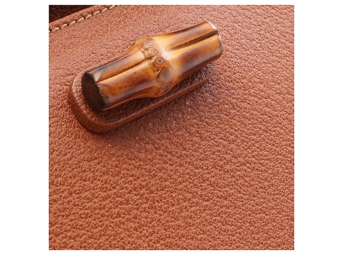Borsa 2-Way Gucci Bamboo Marrone - vista 9