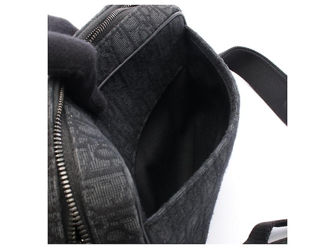 Borsa a tracolla Christian Dior Safari Oblique Marrone Nero - vista 5