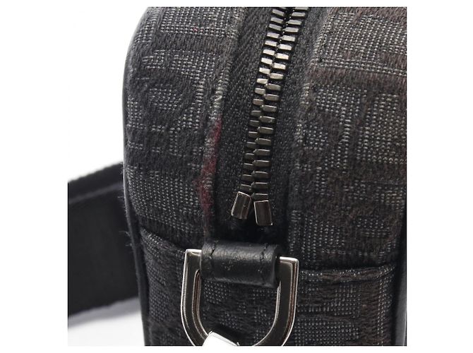 Borsa a tracolla Christian Dior Safari Oblique Marrone Nero - vista 8