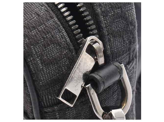 Borsa a tracolla Christian Dior Safari Oblique Marrone Nero - vista 9