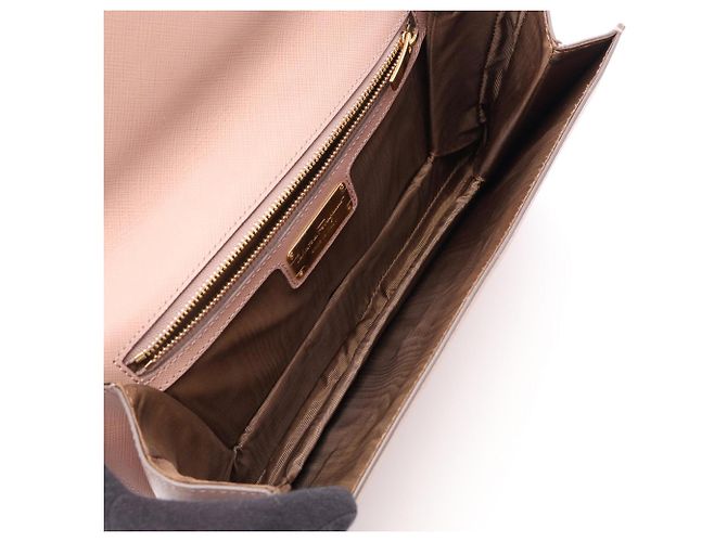 Borsa a Spalla Salvatore Ferragamo Vara Ribbon Rosa - vista 3