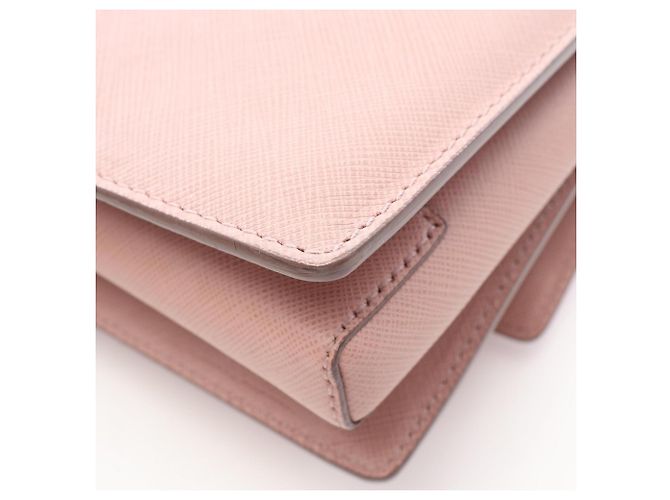 Borsa a Spalla Salvatore Ferragamo Vara Ribbon Rosa - vista 7
