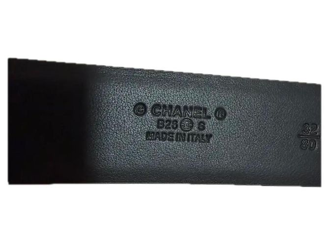 Chanel Ledergürtel mit CC-Logo-Schnalle - Schwarz - Ansicht 3