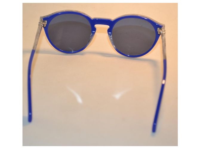 Louis Vuitton Denver Sonnenbrille Blau und Grau - Ansicht 4