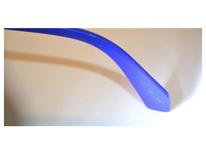 Louis Vuitton Denver Sonnenbrille Blau und Grau - Ansicht 6
