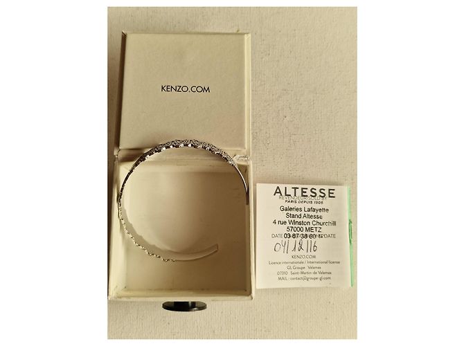 Kenzo Bracciale Rigido Tigre Argento 925 - vista 6