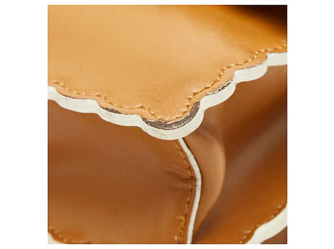 Mini borsa a tracolla con catena Fendi Kanai Marrone - vista 4