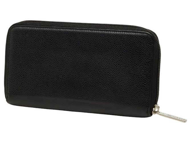 Cartera larga con cremallera Chanel Coco Mark Negro - vista 2