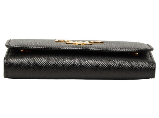 Prada Saffiano 4-Schlüssel Etui Schwarz - Ansicht 3