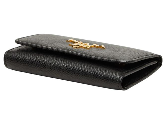 Prada Saffiano 4-Schlüssel Etui Schwarz - Ansicht 4