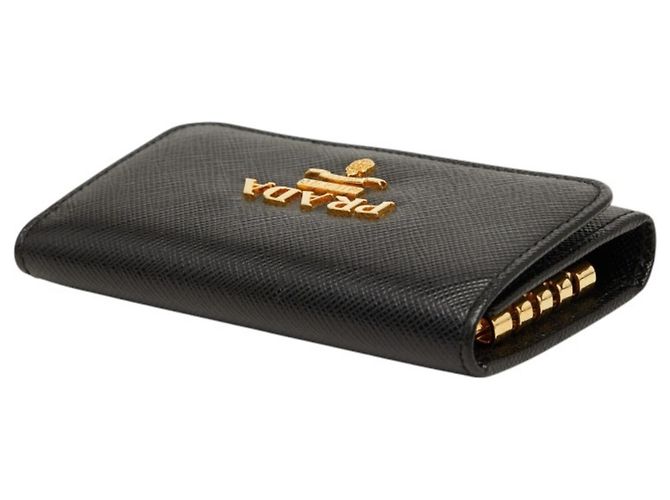 Prada Saffiano 4-Schlüssel Etui Schwarz - Ansicht 5