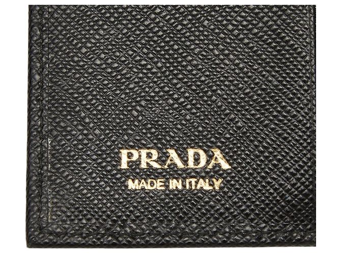 Prada Saffiano 4-Schlüssel Etui Schwarz - Ansicht 7